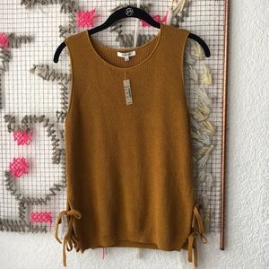 Madewell Side-Tie Sweater Tank